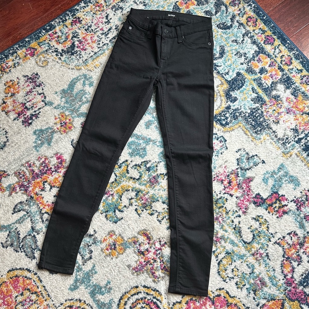 Hudson “Krista super skinny” black jeans